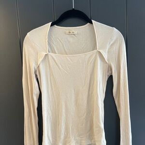 Madewell Cream Long Sleeve